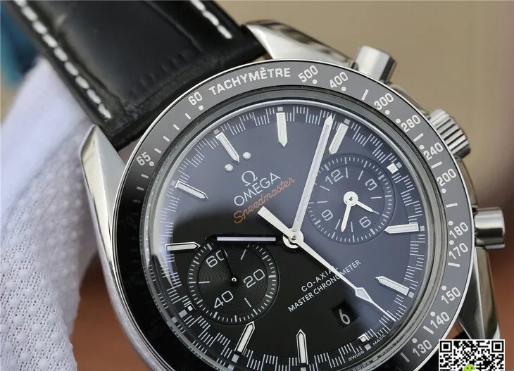 Omega Speedmaster Racing Chronograph 329.33.44.51.01.001 OM Factory 1:1 Best Edition Replica Watch Black Strap